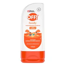 Repelente De Insetos Off Family Adulto Infantil 100ml loção