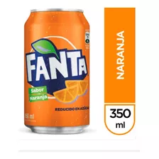 Fanta - Sabor Original - Lata 350 Ml - Pack 24 Unidades