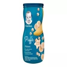 Alimento Gerber Puffs Para Niños Sabor Plátano Envase De 42g