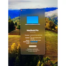 Apple Macbook Pro 16pulgadas, 2019 Intel Core I7, 16gb 2667 