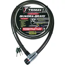 Trimax Trimaflex Tq - Cerradura De Cable Con Llave Integrad.