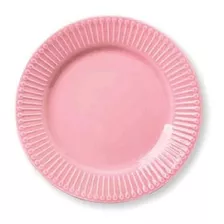 Plato Postre P17 Rosa X 50u