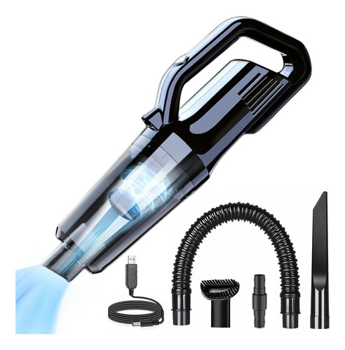 Aspiradora Portátil Con Succión 9000pa Y Batería Duradera