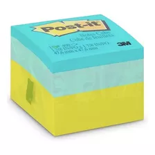 Bloco Adesivo Post-it Cubo Verde - 47,6 Mm X 47,6 Mm - 400fl