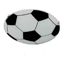 Lámpara Techo Decorativa Balón Futbol Niños Vidrio Maxxi