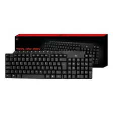 Teclado Abnt2 Multimidia Usb Brx Preto Idioma Português