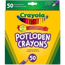 Lápices De Colores Crayola, 50 Unidades 