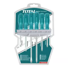 Juego Destornilladores Total Tools 6 Piezas Punta Imantada 