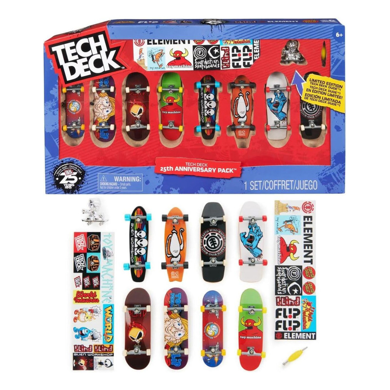 Tech Deck - Pack 2 mini skates de dedo versão Versus - Alien