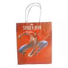 Pack 5 Bolsas De Papel Sorpresa Cumpleaños Spiderman