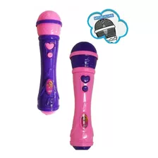 Microfone Infantil Brinquedo Musica Som E Voz Da Criança 