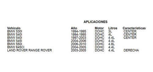 Junta Multiple Escape Derecha Range Rover 2003-2004 4.4l Foto 2