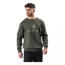 Polerón Hombre Marmot Circle Logo Crew Verde