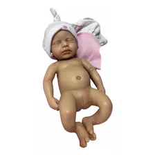 Boneca Bebê Reborn Silicone Sólido Pode Tomar Banho.