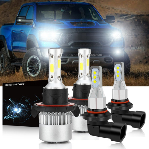 Foto de For Dodge Dakota 2005-2009 Focos Led 9145 H13 High/low