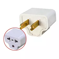 Adaptador Enchufe Con Toma Tierra P-514n-wh Opalux