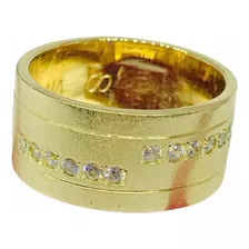 Alianza Oro Amarillo 18k Satinada 12g- Merlin Joyas