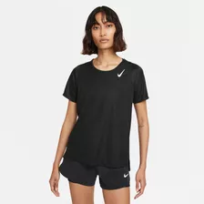 Remera Para Mujer Nike Dri-fit Race Negro