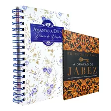 Kit Livro Oração De Jabez E Diário De Oração Feminino Flores