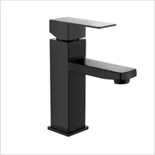 Torneira Banheiro Misturador Monocomando Aço Inox Preto 1/2