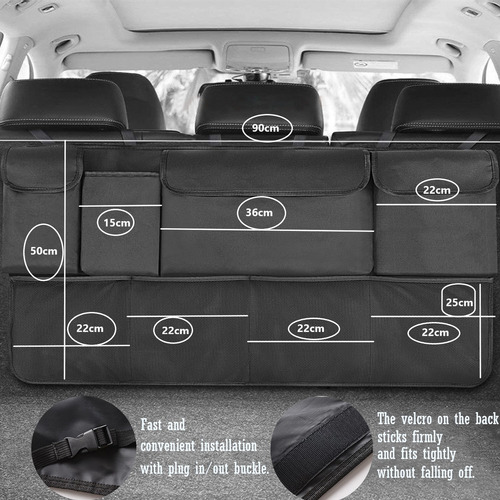 Bolsa De Almacenamiento Minivan Wagon Suv Trunk Mpv Pockets Foto 4