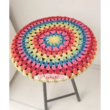 Capinha De Crochê Para Banquetas - Colorful