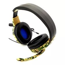 Fone De Ouvido Gamer Camuflado C/ Microfone Play E Xbox One