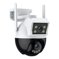 Camera Segurança Dupla Wifi Vigilancia Ptz Sensor Microfone