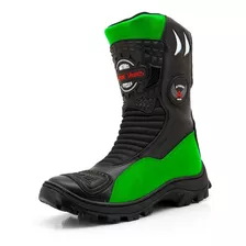 Bota Motociclista Cano Médio Speed Multi Cores - Atron Shoes