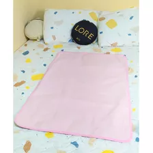 3 Absorventes Colchão 100x70cm - Não Faz Barulho - Cor Rosa