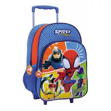 Mochila Infantil Con Ruedas Spidey 41cm 