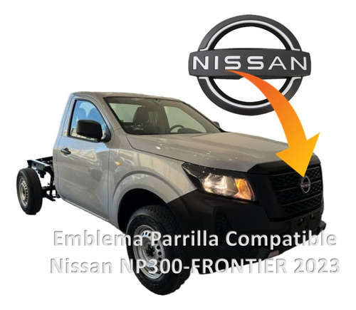 Emblema Parrilla Compatible Nissan Np300 2023-2024 Foto 2