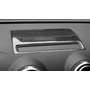 Embellecedor A3 Audi Tablero Radio Pantalla Fibra De Carbono