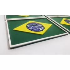 Bandeira Do Brasil Emborrachada 3d