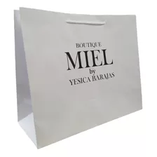 50 Bolsas 21x28 Blanco Con Serigrafia 