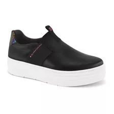 Tênis Feminino Ramarim Slip On Plataforma Preto 