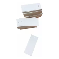 Etiquetas Blancas Colgantes 60x25mm Perforadas X 1000 Unid