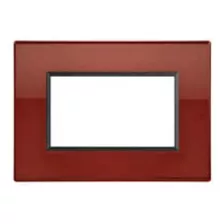 Plaqueta Pte 2 X 4 Aluminio Bordeaux Duomo Flat - 716700