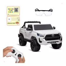 Hilux Toyota Passeio Infantil Bluetooth 2 Em 1 Usb + Brinde