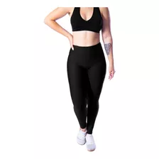 Calça Legging Feminina Cintura Alta 8cm Suplex Academia