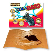 Ratoeira Adesiva Pega Gruda Cola Rato - Kit C/10 Unidades