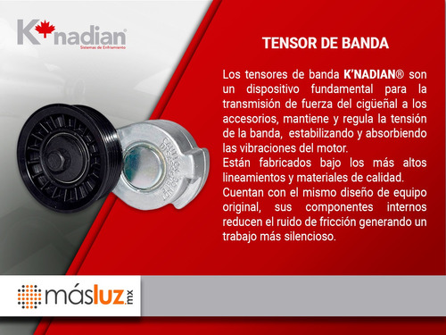 Tensor Accesorios Fiat Panda L4 1.2l 11/12 K-nadian Foto 5