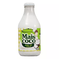 Leite De Coco Mais Coco 200ml Garrafa Vidro