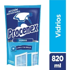 Limpia Vidrios Líquido + Brillo Repuesto Procenex 820ml