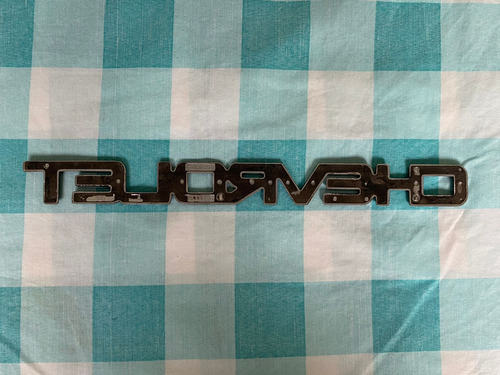 Emblema Trasero Chevrolet S10 Blazer Original Foto 9