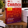 Papel Sulfite Profissional Sustentável Chamex A4 75g 210x297mm - Pacote 500 Folhas Premium Branco