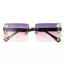 Gafas De Sol De Cristal Con Diamantes De Imitación Para Muje