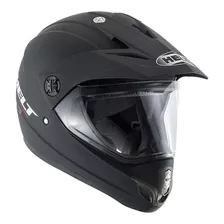 Capacete Para Moto Cross Helt Cross Cross Vision Preto-fosco Tamanho 60 