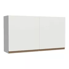 Armário Aéreo Madesa Reims 120 Cm 2 Portas - Branco