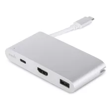 Hub Usb-c De Moshi, Adaptador Multipuerto 3 En 1 Con Salida 